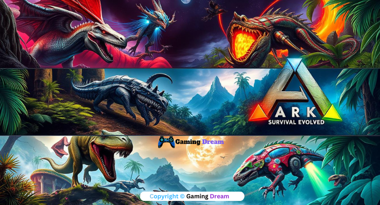 Ark: Survival Evolved Game Icons Banners