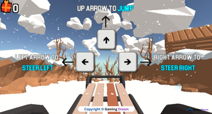 Snow Rider 3D Unblocked game controls