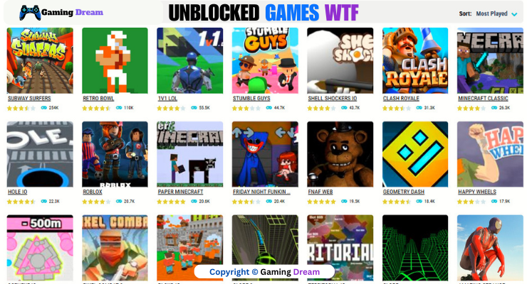 Unblocked Games WTF | How to Access & Play Top 15 Games